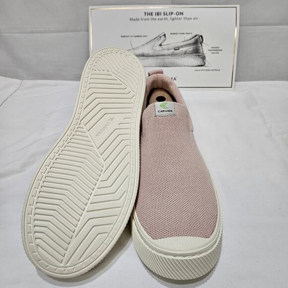 Cariuma IBI Slip On Rose Knit Sneakers Size 10.5M 12W - Picture 2 of 7